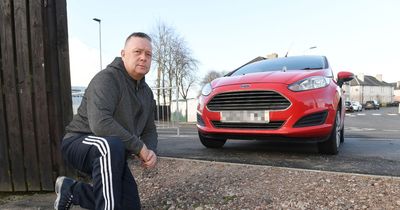 Dad livid as new foot high kerb outside home means he can't park car on his own driveway