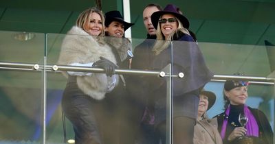 Carol Vorderman watches races at Cheltenham Festival with Matt Hancock months after calling him a 'c**k'