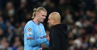 Erling Haaland comment to Pep Guardiola when subbed after scoring five goals sums him up