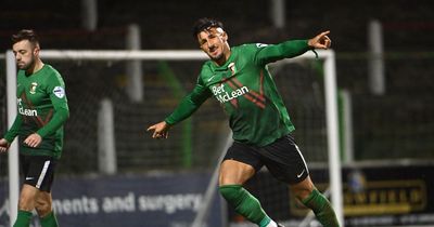 Danny Purkis breaks Ballymena hearts as he fires Glentoran up to fourth