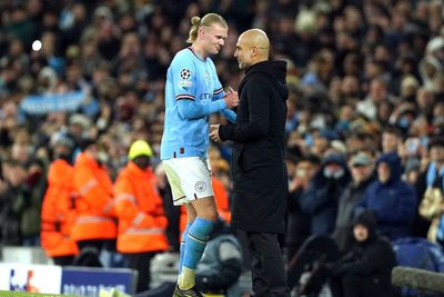 He still has a target – Pep Guardiola laughs off Erling Haaland substitution