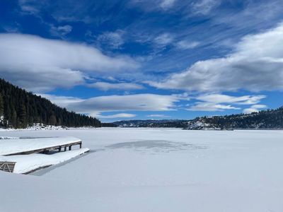 Lake Tahoe’s Emerald Bay completely freezes over for the first time in 30 years