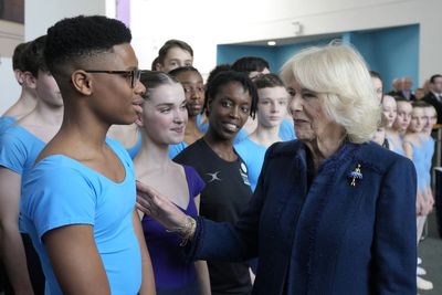 Camilla meets Nigerian ballet dancer who went viral dancing in streets of Lagos