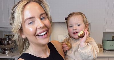 Lydia Bright's daughter, 3, rushed to hospital after hitting her head during fall