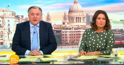 Susanna Reid left to 'clear up act' as Ed Balls apologises for swearing on ITV Good Morning Britain despite warning
