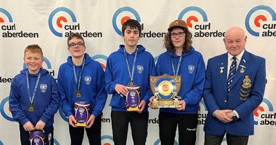 Top of the class curlers from Perth Academy win the Scottish Schools Championships