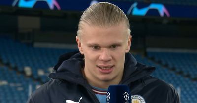 Erling Haaland makes Champions League admission after smashing 94-year Man City record