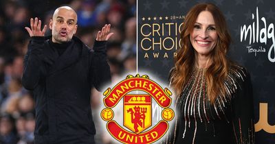 Man Utd respond to Pep Guardiola's comments about Julia Roberts visiting Old Trafford