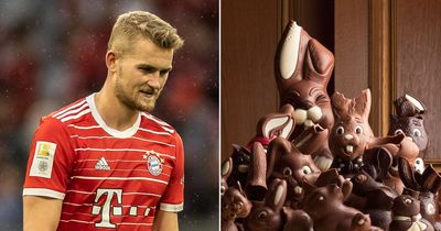 Bayern Munich intervene as Matthijs de Ligt gifted 700kg of chocolate by teammate