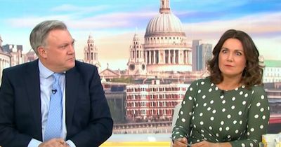 Good Morning Britain's Susanna Reid warns Ed Balls 'we're on air' after swear word
