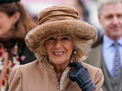 Queen Consort attends second day of Cheltenham Festival