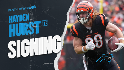 Panthers signing TE Hayden Hurst to 3-year deal