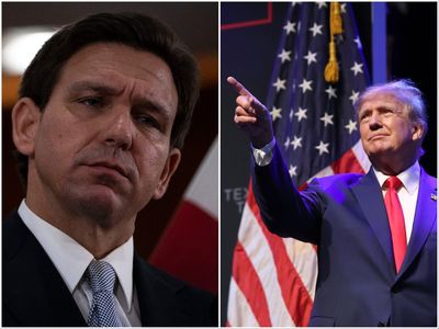 Heckler appears to attack Ron DeSantis with Trump’s new lewd nickname