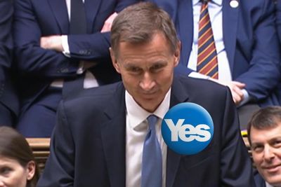 MPs erupt in laughter as Tory chancellor accidentally delivers perfect Yes slogan