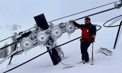 50 feet of snow buries chairlifts at California ski resorts