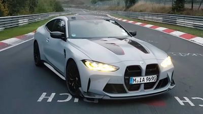 Watch How Quickly A BMW M4 CSL Laps The Nurburgring