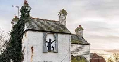 New Banksy mural appears on the wall of derelict farmhouse in UK seaside town
