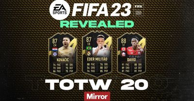 FIFA 23 TOTW 20 squad revealed with Arsenal and Chelsea stars but no Harry Kane