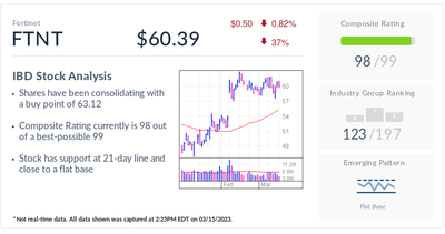 Fortinet, IBD Stock Of The Day, Helps Companies Protect Valuable Data