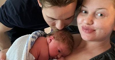 Amy Hart reveals dad cheekily signed grandson up to football club six hours after birth