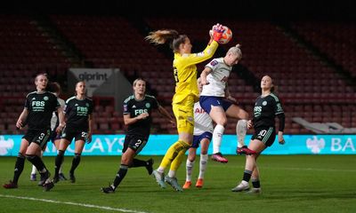 Beth England gives Tottenham vital win against Leicester in WSL