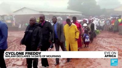 Fourteen days of mourning declared in Malawi after deadly Cyclone Freddy
