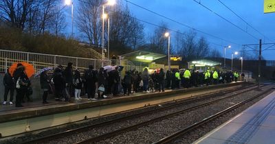 'Chaos' at Metrolink station as passengers told to leave service from Manchester
