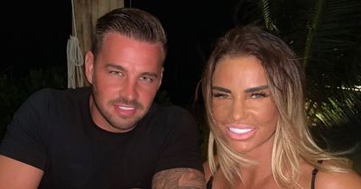 Katie Price and Carl Woods confirm they're back on again with loved-up display