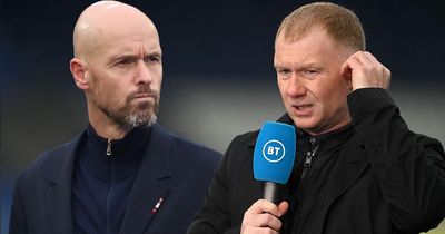 Erik ten Hag hints he may ignore Paul Scholes' calls to never repeat Man Utd tactic