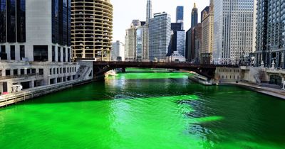 Videos show boats dying Chicago River green for St Patrick's Day and here's how they do it