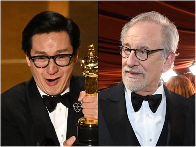Ke Huy Quan shares Steven Spielberg’s reaction to his Oscar win during award show ad break