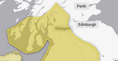 Glasgow to be battered by rain as Met Office warn of travel disruption amid yellow weather warning