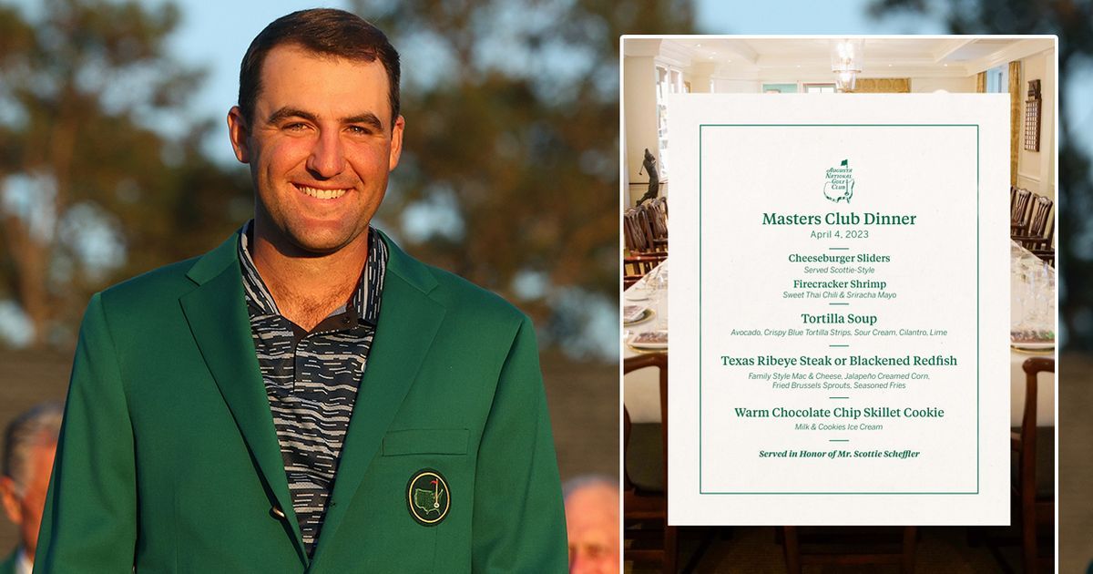 Scottie Scheffler unveils Masters Champions’ Dinner…