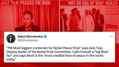 Times Now puts out fake news on PM Modi as the ‘biggest contender for Nobel peace prize’