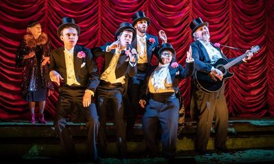Village Idiot review – big bawdy comedy wears its intelligence lightly