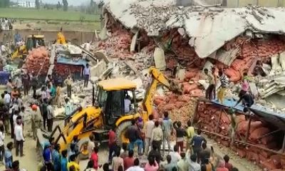 Building collapses in UP's Sambhal, several persons fear trapped, rescue op underway: Cops