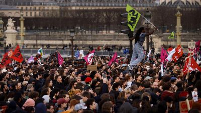 Protests in Paris as Macron forces through controversial pension reform