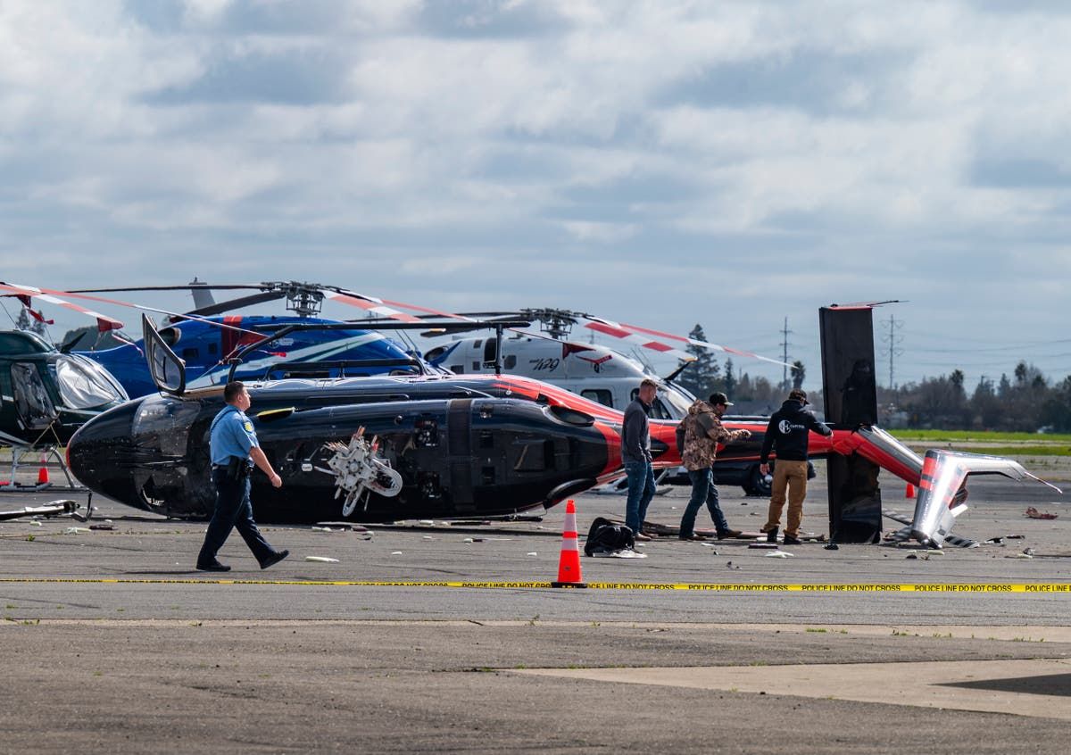 Stolen helicopter crashes at Sacramento Executive…