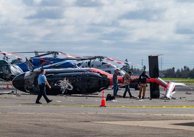 Stolen helicopter crashes at Sacramento Executive Airport