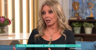 Carol Vorderman speaks out on Gareth Gates 'affair' rumours after laughing together at Cheltenham