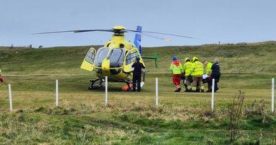 Pensioner cut from Porsche and airlifted to hospital after crash near Scots beach