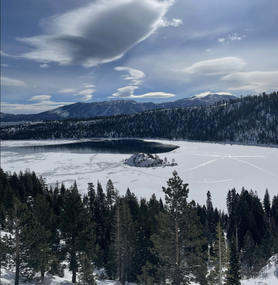 Emerald Bay in Lake Tahoe freezes over for first time in decades
