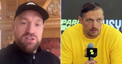 Oleksandr Usyk's wife takes aim at Tyson Fury with 'Grim Reaper' message