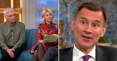 Jeremy Hunt shares daughter's reaction to Budget speech ITV This Morning appearance with Holly Willoughby and Phillip Schofield slammed