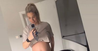 Pregnant Gemma Atkinson gives 'bump update' as she makes observation about her bum