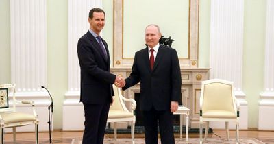 Evil presidents Vladimir Putin and Bashar Assad join forces to make brutal war vows