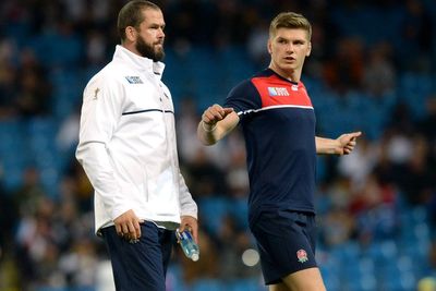 Andy Farrell jokes about coaxing Owen Farrell’s sons into supporting Ireland