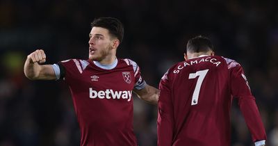 West Ham confirmed XI: David Moyes makes six changes to face AEK Larnaca and Declan Rice call