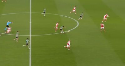 Tottenham star wastes no time enjoying incredible goal that cost Arsenal in Europa League