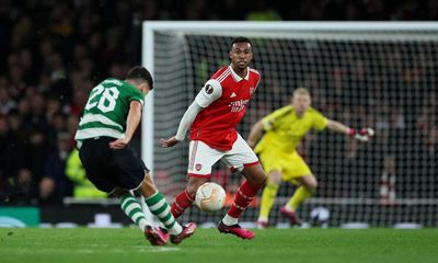 Sporting shock Arsenal after Gonçalves goal from 50 yards sets up shootout win